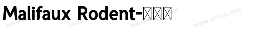 Malifaux Rodent字体转换 Malifaux Rodent字体转换